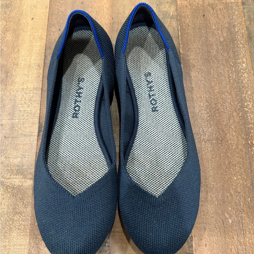 EUC Rothy's The Maritime Flat - Navy Blue | Size 7 - Picture 3 of 6